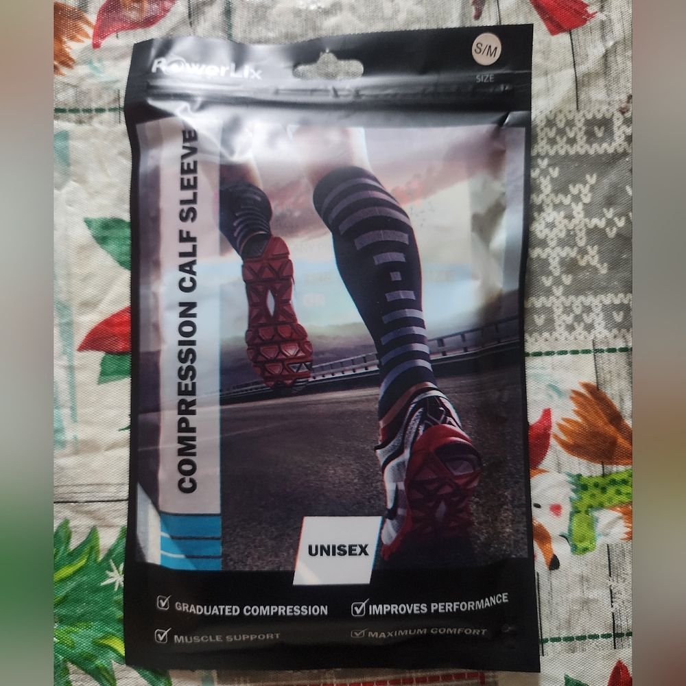 powerlix calf compression sleeve s/m